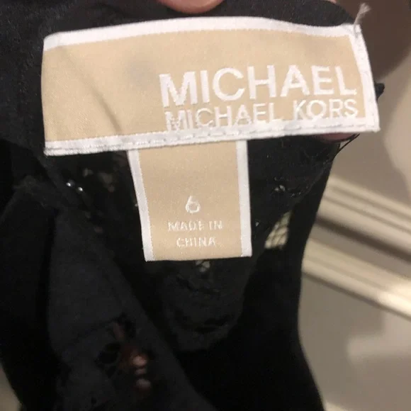 NWOT Michael Kors Peplum Blouse - Picture 6 of 6